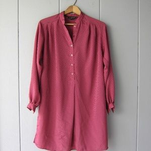 Halston Tunic/Minidress with side slots